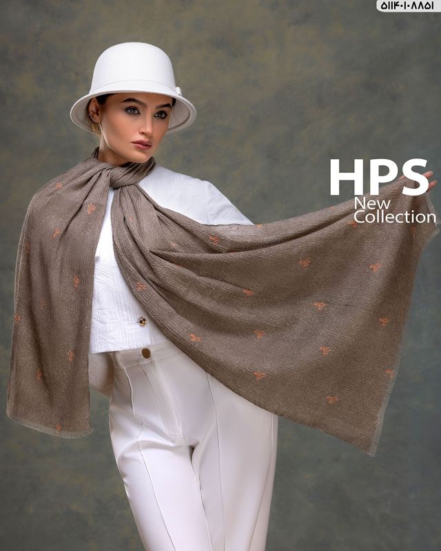 تصویر  شال برشکا دوخت وریشه