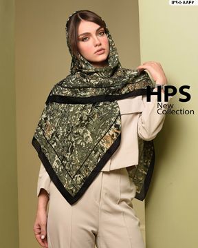 تصویر شال سی ای اسکارف پلیسه دوخت و ریشه