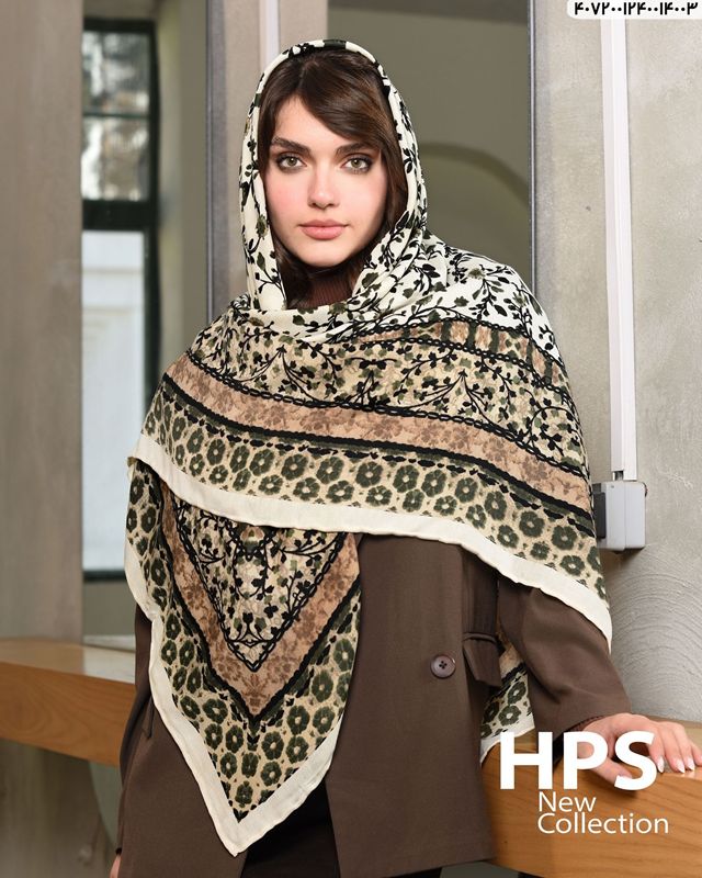 روسری کجراه دست‌دوز 140 resmi