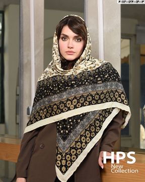 تصویر روسری کجراه دست‌دوز 140