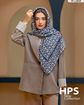 تصویر  روسری گارزا ژاکارد دست دوز 125
