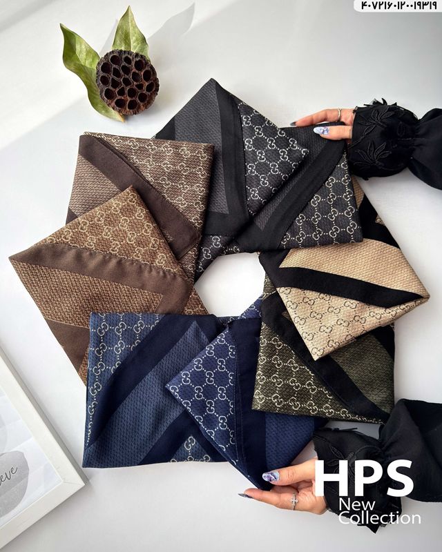 تصویر  روسری سی ای اسکارف دوردوخت 125