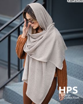 تصویر شال کنفی سنگشور پلیسه دوخت‌وریشه