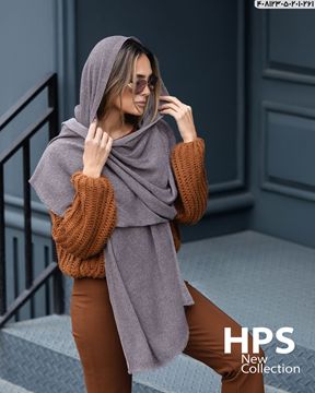 تصویر شال کنفی سنگشور پلیسه دوخت‌وریشه