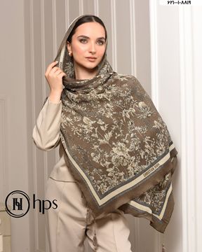 تصویر شال موندیال پلیسه دوردوخت منگوله‌دار