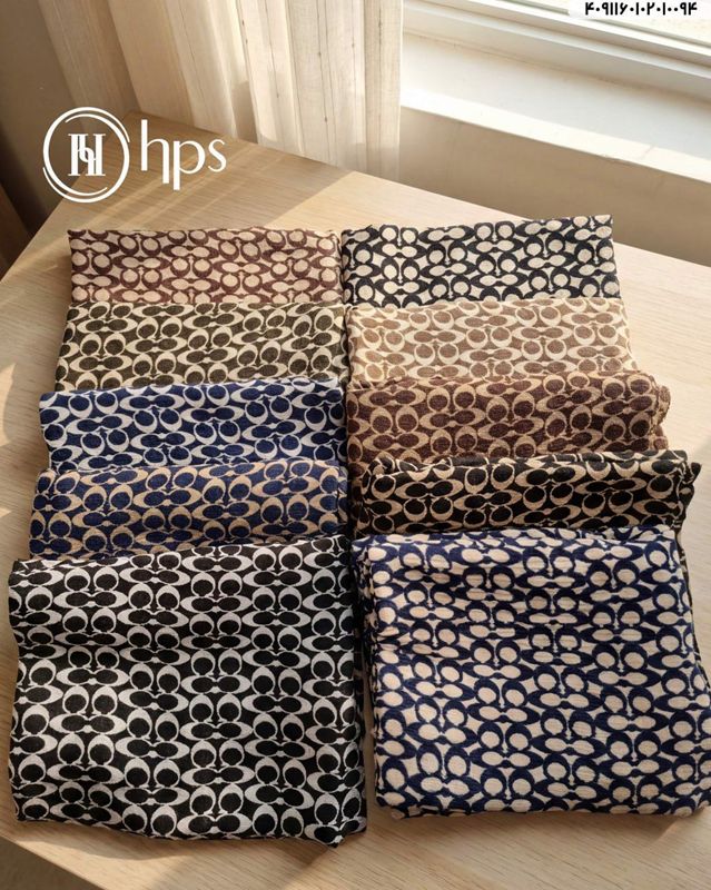 تصویر  شال سی آی اسکارف پلیسه دور دوخت