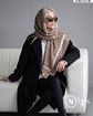 تصویر  شال سی آی اسکارف پلیسه دور دوخت