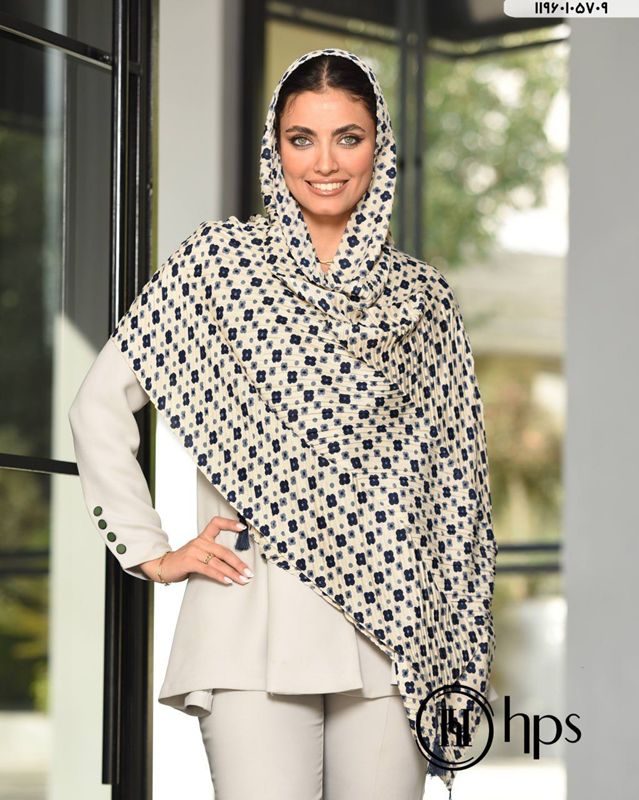 تصویر  شال سی ای اسکارف پلیسه دوردوخت