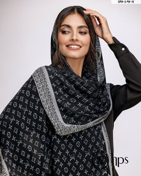 تصویر شال سی ای اسکارف پلیسه دور دوخت