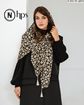 تصویر  روسری سی آی اسکارف دوردوخت منگوله دار 140