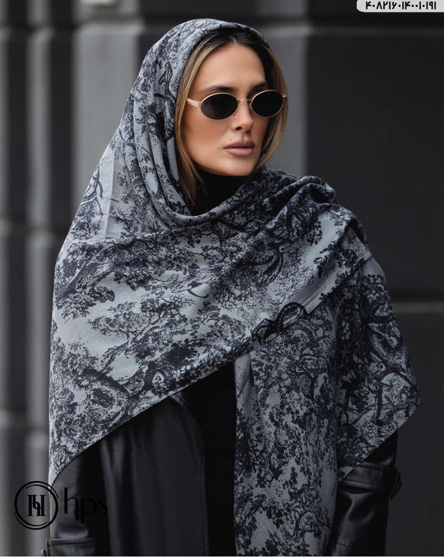 تصویر  روسری سی آی اسکارف دوردوخت 140