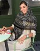 تصویر  روسری سوپرنخ دوردوخت منگوله دار 140