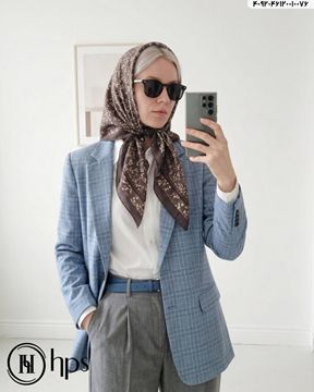 تصویر روسری نخی ژاکارد دوردوخت 120