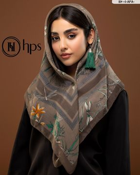 تصویر روسری سی ای اسکارف دوردوخت 100