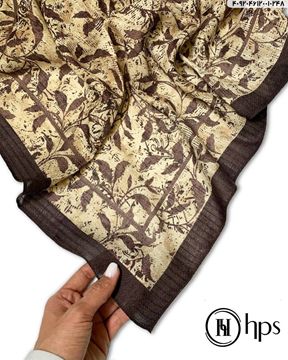 تصویر روسری نخی ژاکارد دوردوخت 120