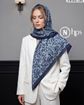 تصویر  روسری نخی ژاکارد دوردوخت 120
