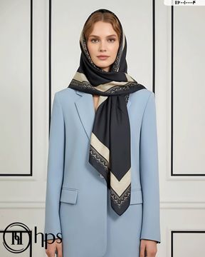 تصویر روسری سی ای اسکارف دوردوخت 100