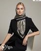 تصویر  روسری سی ای اسکارف دوردوخت 100