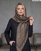 تصویر  روسری گارزا ژاکارد دست دوز 110