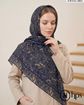 تصویر  روسری گارزا ژاکارد دست دوز 110