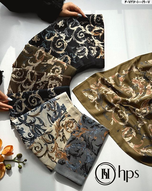 تصویر  روسری سی آی اسکارف دور دوخت 100