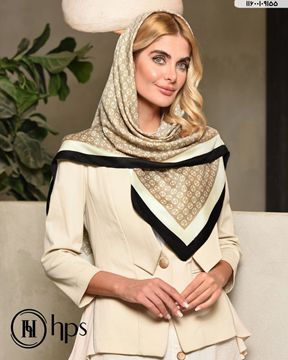 تصویر روسری سی ای اسکارف دوردوخت 100