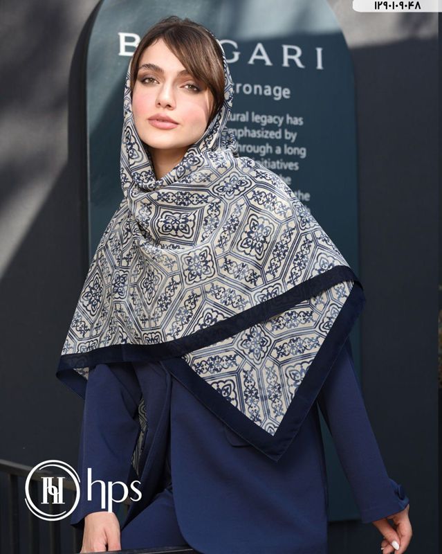 تصویر  روسری گارزا دور دوخت 125