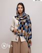 تصویر  شال سی ای اسکارف پلیسه دوخت و ریشه