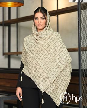 تصویر شال نخی ترک پلیسه دوردوخت