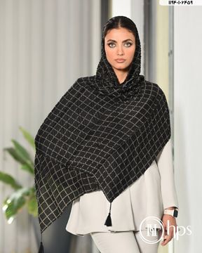 تصویر شال نخی ترک پلیسه دوردوخت