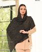 تصویر  شال نخی ترک پلیسه دوردوخت