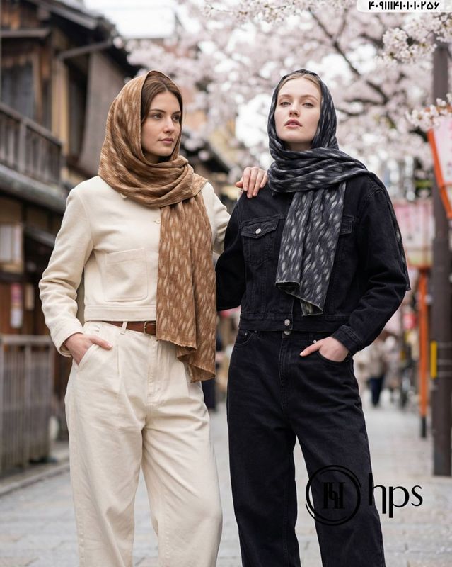 تصویر  شال برشکا دوردوخت