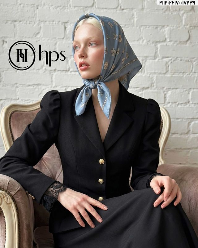 تصویر  روسری تیویل دوردوخت 70