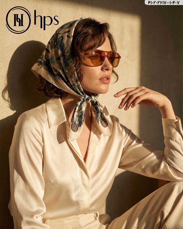 تصویر  روسری تیویل دوردوخت 70