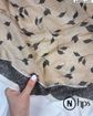 تصویر  روسری نخی کرپ دوردوخت 100