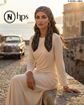 تصویر  روسری نخی کرپ دوردوخت 100
