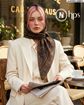 تصویر  روسری نخی کرپ دوردوخت 100