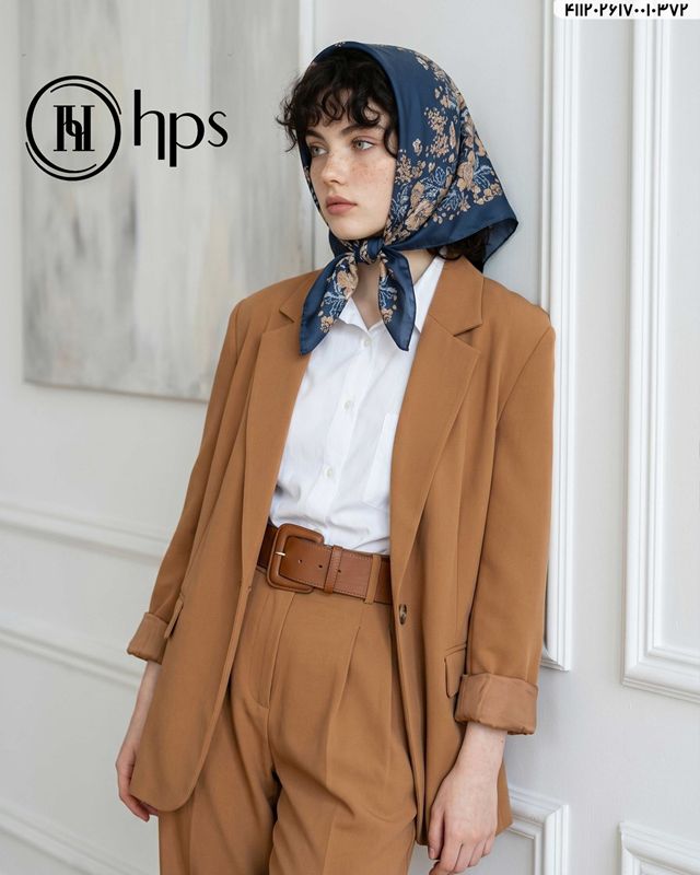 تصویر  روسری تیویل دوردوخت 70