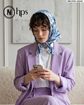 تصویر  مینی اسکارف تیویل دوردوخت 70
