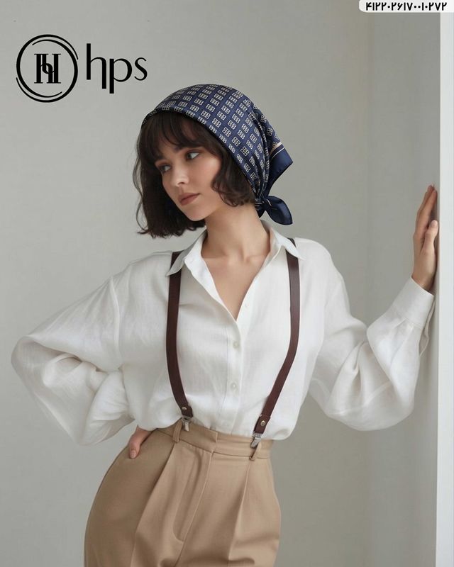 تصویر  روسری تیویل دوردوخت 70