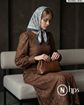 تصویر  روسری درختی دوردوخت 100