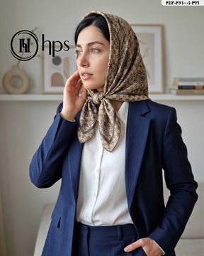 تصویر روسری درختی دوردوخت 100
