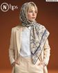 تصویر  روسری گارزاژاکارد دست دوز 120