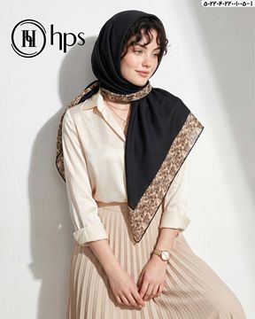 تصویر روسری گارزا ژاکارد دست دوز 120