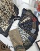 تصویر  روسری نخی کرپ دوردوخت 100