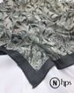 تصویر  روسری نخی کرپ دوردوخت 100