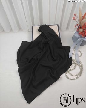 تصویر روسری درختی مشکی دوردوخت 130