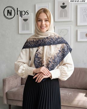 تصویر روسری گارزاژاکارد دست دوز 120