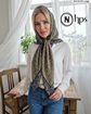 تصویر  روسری گارزاژاکارد دست دوز 120