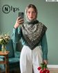 تصویر  روسری درختی دوردوخت 100
